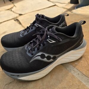 Saucony Woman's Black and Gray Athletic Shoes